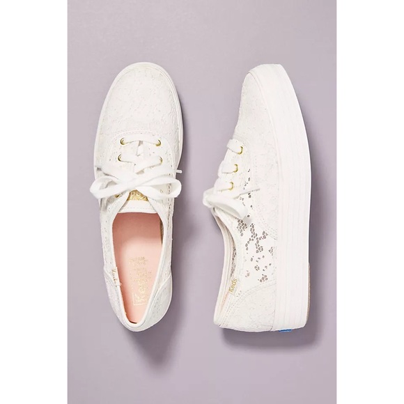 Anthropologie Shoes - Keds Anthropologie lace eyelet sneakers, EUC, 7